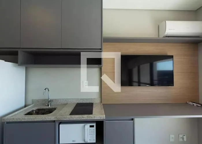 Studio Em Condominio Novo Em Moema